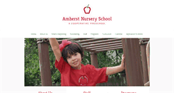 Desktop Screenshot of amherstnurseryschool.org